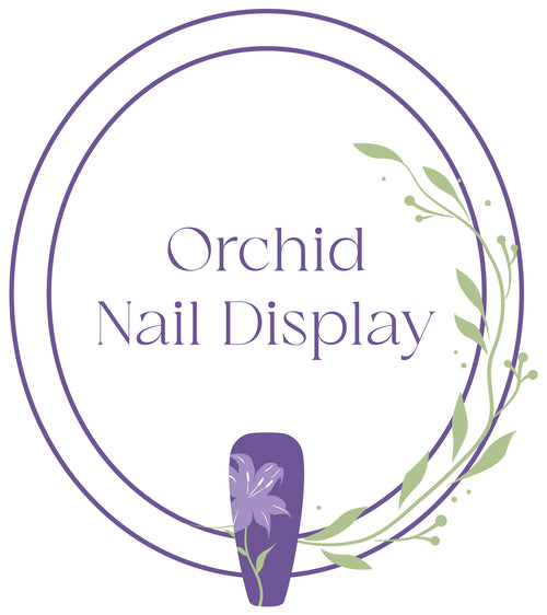 Orchid Nail Display